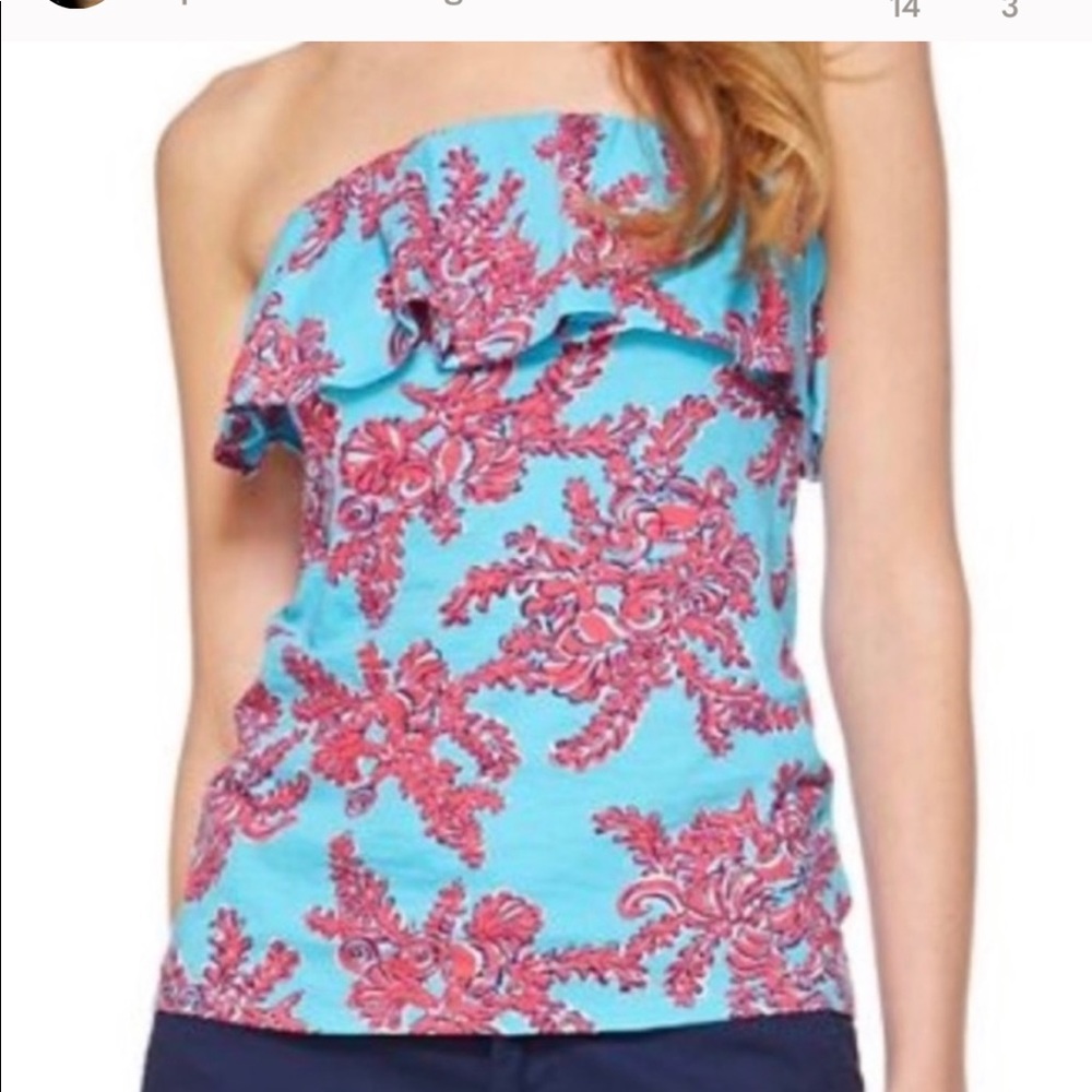 Lilly Pulitzer Wiley Tube Top~Rhode Island Reef